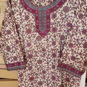 washable  crepe  printed  Kurt’s tunic